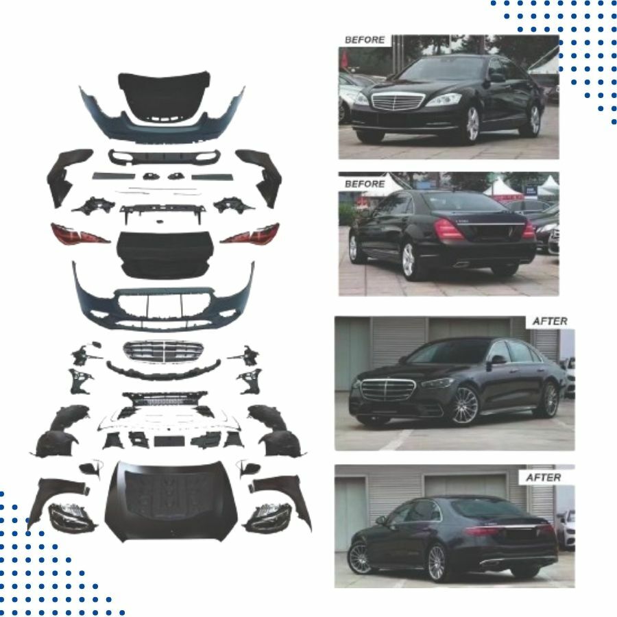 Komple Gövde Kiti W221 Dönüşüm W223 S450 Sport
