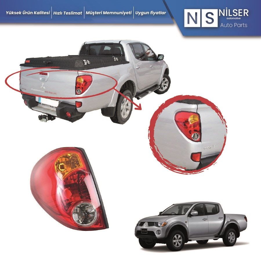 Mitsubishi L200 Sol Stop Lambası (2006-2014) - Uygun Fiyat ve Hızlı Kargo!''