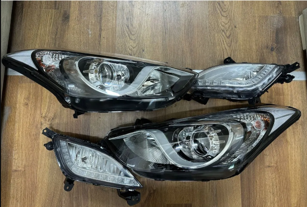 Hyundai İ30 Sağ Sol Far Lambası + Sis Lamba Ledli 13-15