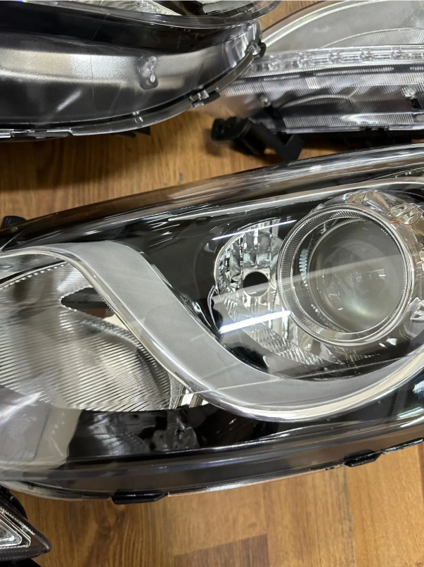 Hyundai İ30 Sağ Sol Far Lambası + Sis Lamba Ledli 13-15