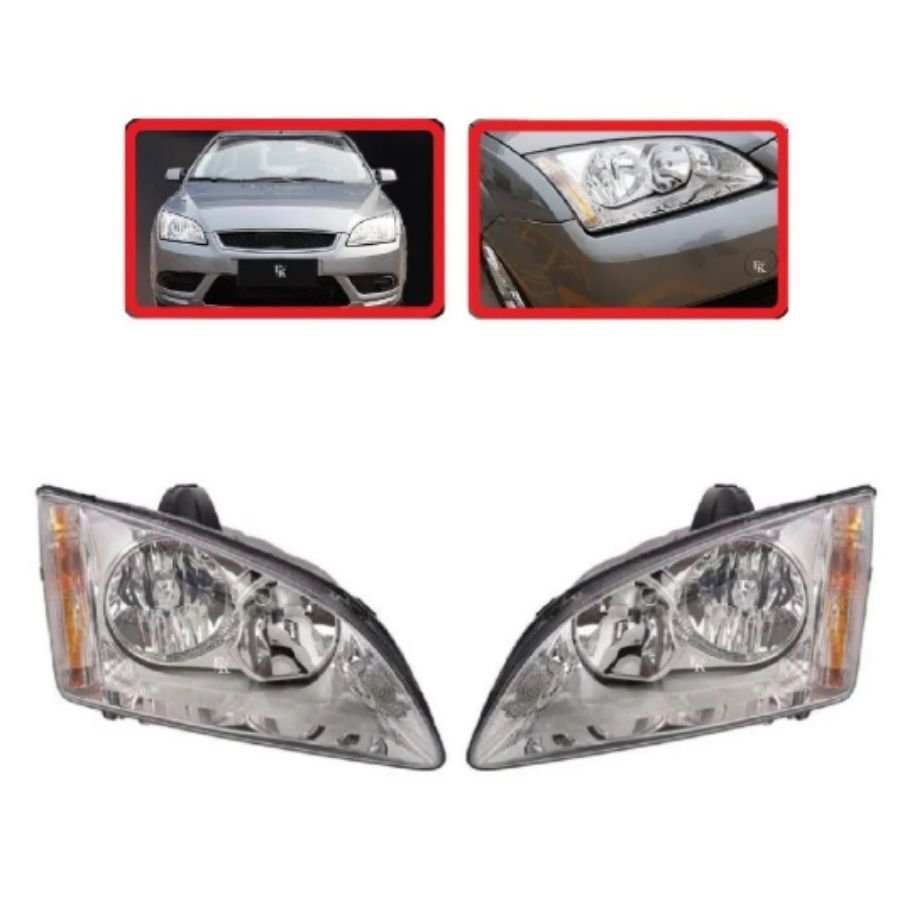 Ford Focus Far Lambası Sağ Sol Set 2005>