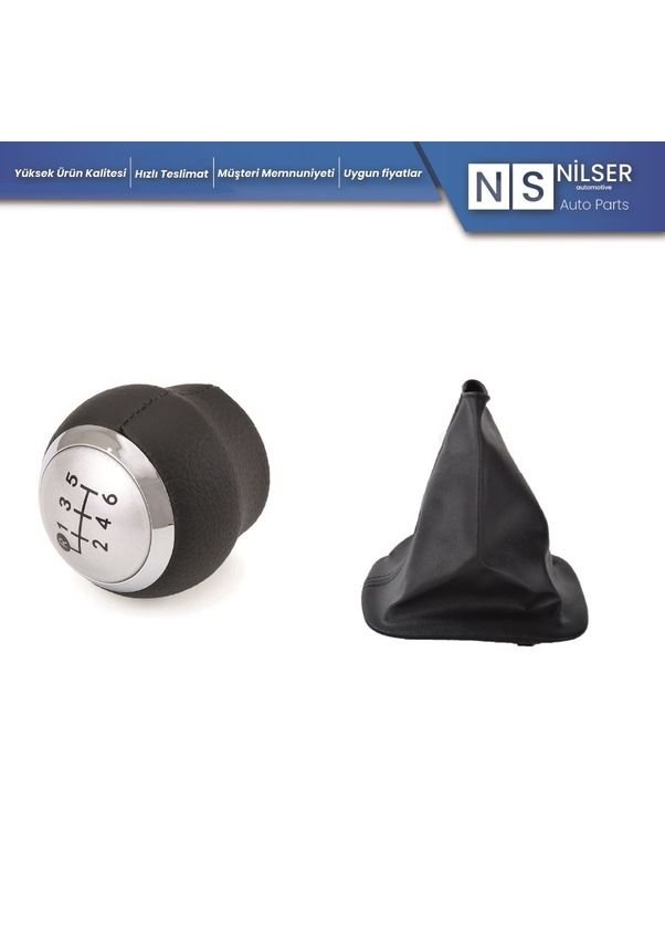 Toyota Corolla Uyumlu Vites Topuz Gri Ve Vites Körük Siyah 2007-2012