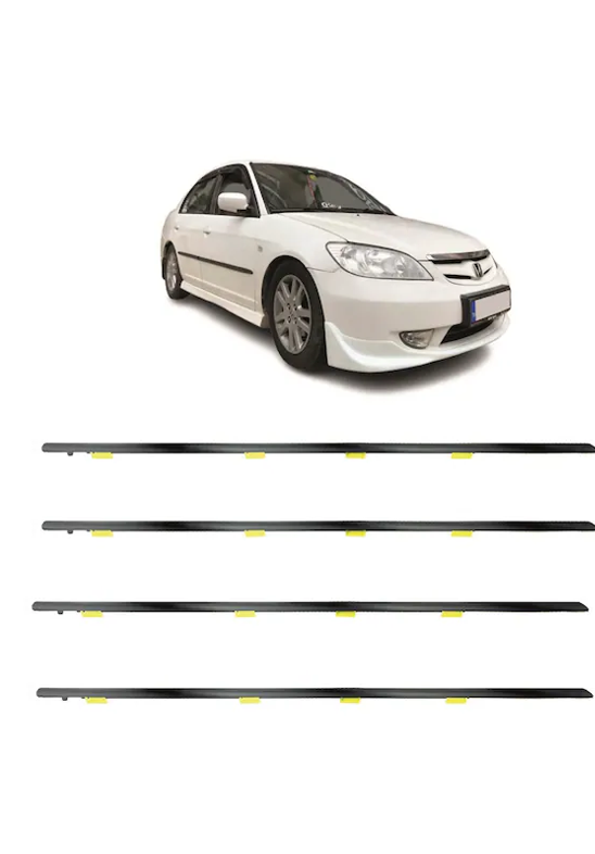 Honda Civic Vtec Çıta Cam Sıyırıcı Fitil Takım 4 Kapı 2002-2005