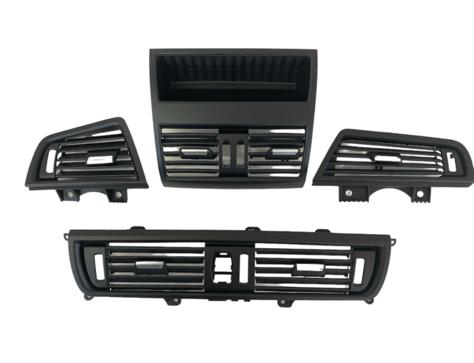 KLİMA-KALORİFER IZGARASI SİYAH / BMW F10 LCI / A64229166885S4