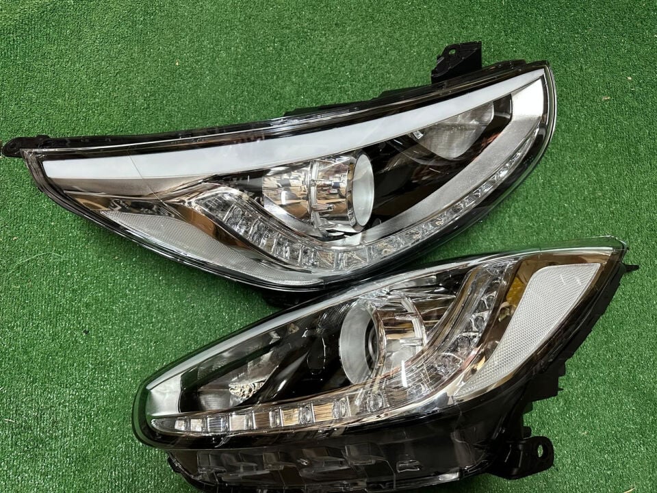 Accent Blue Ledli Elektırıklı Far Lambası Set 2011-2017