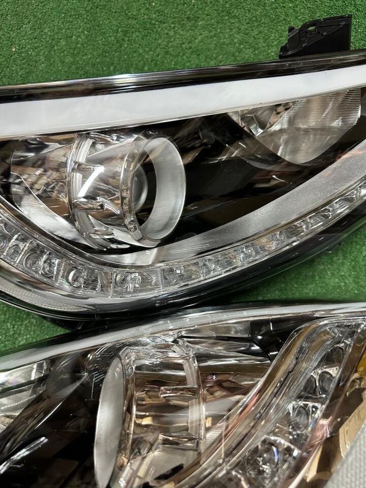 Accent Blue Ledli Elektırıklı Far Lambası Set 2011-2017