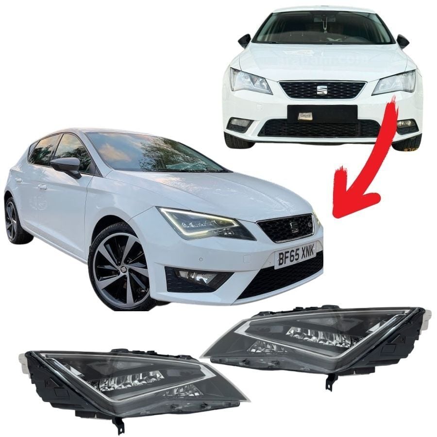Seat Leon MK3 Sağ Sol Far Full Led 2013-2020 TAK ÇALIŞTIR