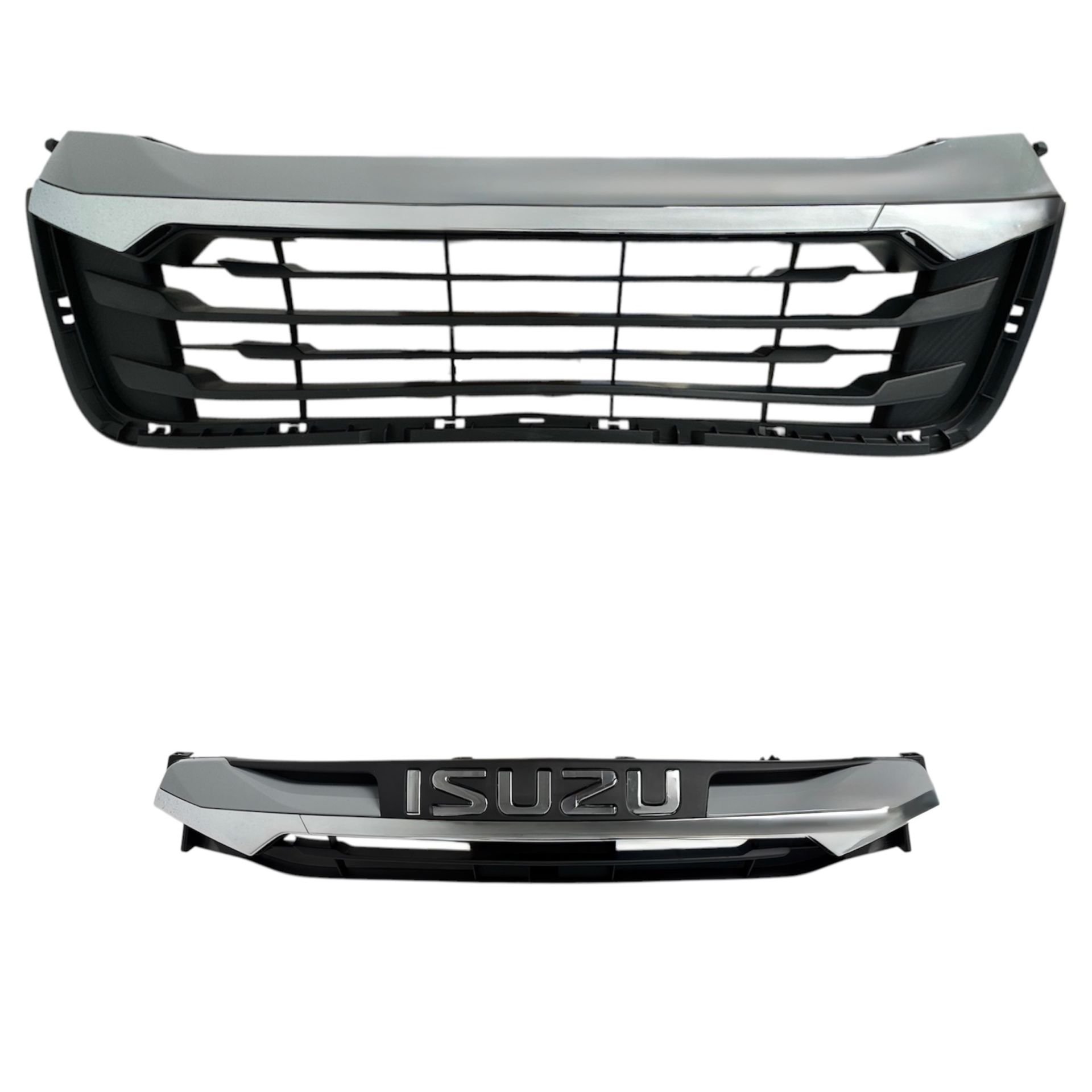 Isuzu Panjur D-max 22-24 Ön (Nikelaj/Siyah)