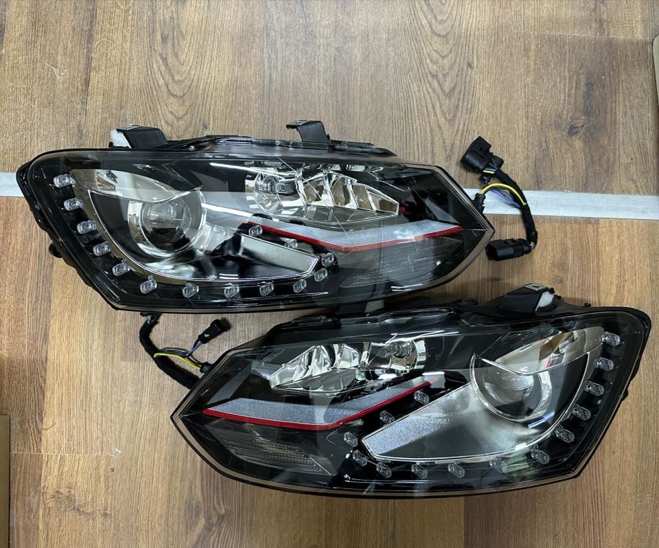 Vw Polo GTI Led BI-XENON Far Lambası Sağ Sol Set 2009
