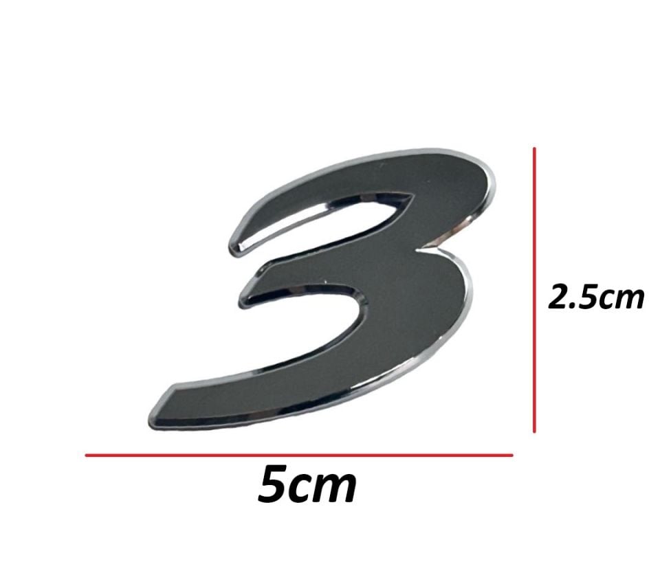 Mazda Yazı Mazda 3 09-13 Arka (3 Rakamı)