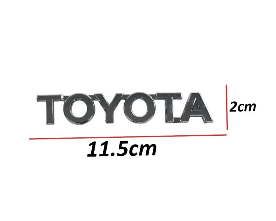 Toyota Yazı Yaris 06-10 Arka (Toyota Yazısı)